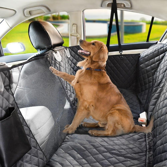 Waterproof Dog Car Seat Cover – Pet Backseat Protector